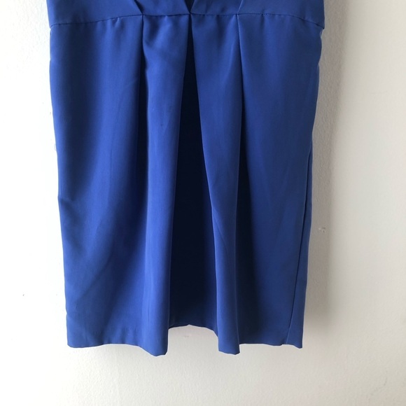 BCBGeneration Blue Azure V-Neck Dress - Picture 3 of 10